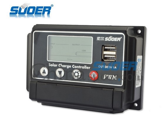 โซล่าชาร์จเจอร์  LCD 10A 12V 24V